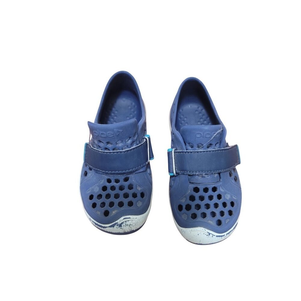 Plae Kids 8 Blue Water Fisherman Strap Breathable Holes Shoes